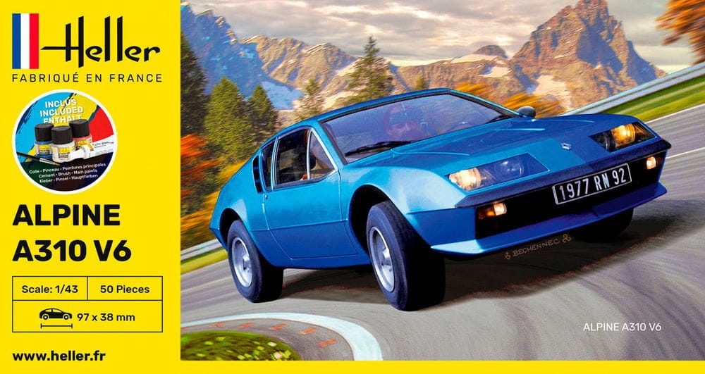 Zdjęcie główne produktu Alpine A310 Starter Kit 1:43 Heller 56146