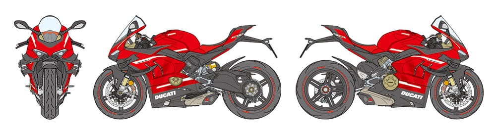 Zdjęcie dodatkowe produktu Ducati Superleggera V4 1:12 Tamiya 14140