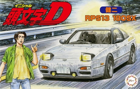 Zdjęcie główne produktu Nissan 180SX (Kenji - Initial D) 1:24 Fujimi 183626
