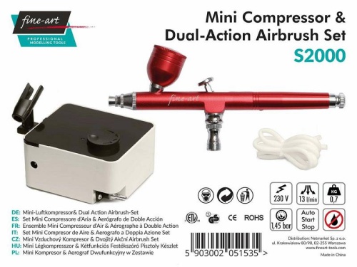 Fine Art S2000 airbrush compressor