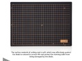 Zdjęcie dodatkowe produktu Mata do cięcia 300x220mm A4 DSPIAE AT-CA4