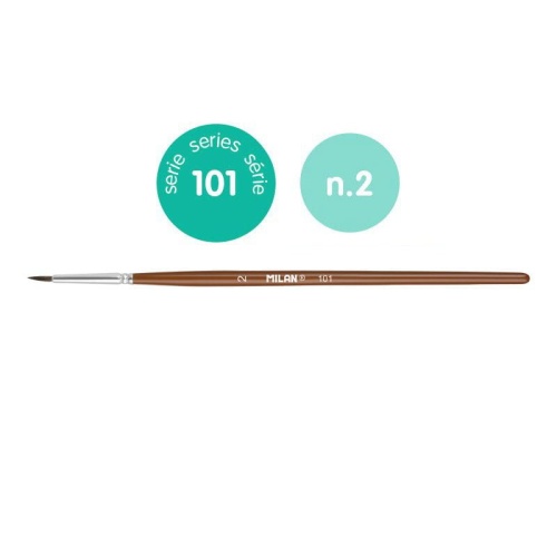 Natural round brush 2 Milan 101