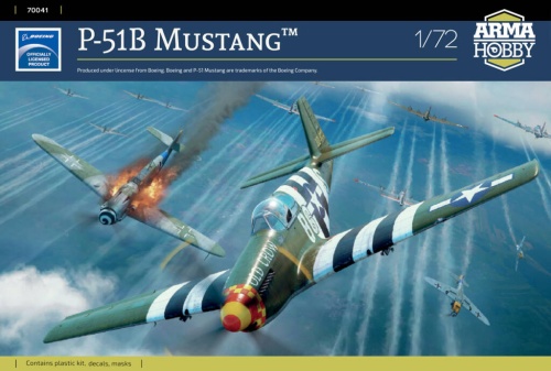 P-51B Mustang 1:72 Arma Hobby 70041