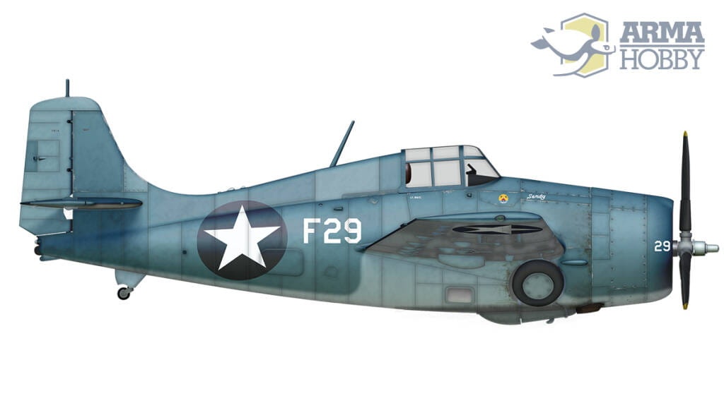 Zdjęcie dodatkowe produktu F4F-4 Wildcat 1:72 Arma Hobby 70048