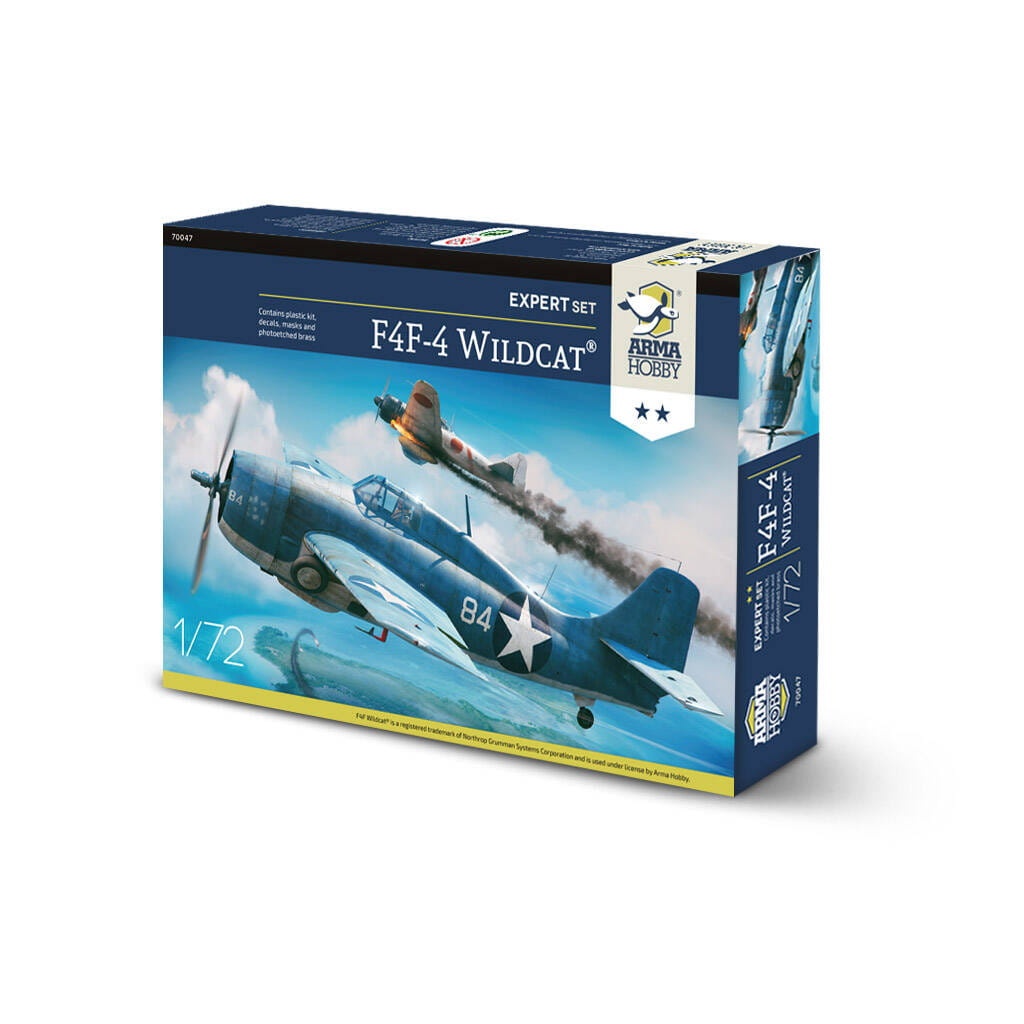 Zdjęcie dodatkowe produktu F4F-4 Wildcat Expert Set 1:72 Arma Hobby 70047