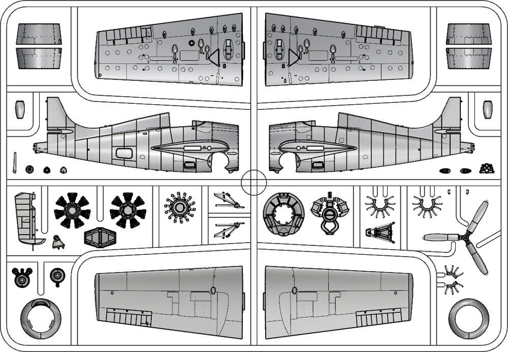 Zdjęcie dodatkowe produktu F4F-4 Wildcat Expert Set 1:72 Arma Hobby 70047