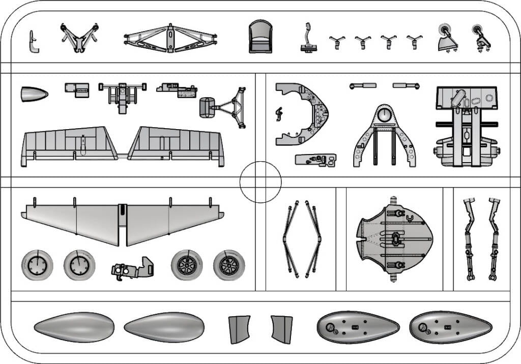 Zdjęcie dodatkowe produktu F4F-4 Wildcat Expert Set 1:72 Arma Hobby 70047
