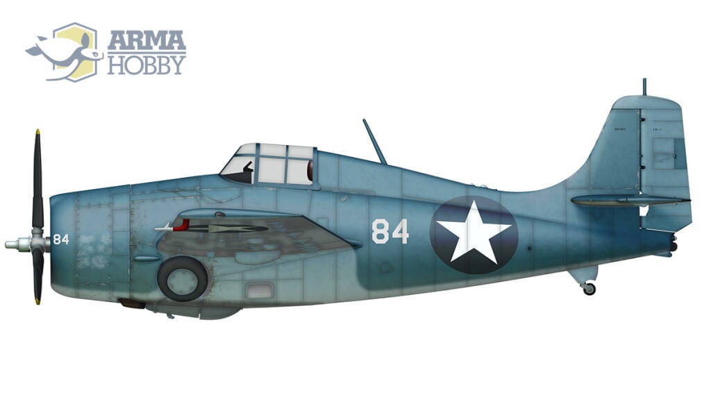 Zdjęcie dodatkowe produktu F4F-4 Wildcat Expert Set 1:72 Arma Hobby 70047
