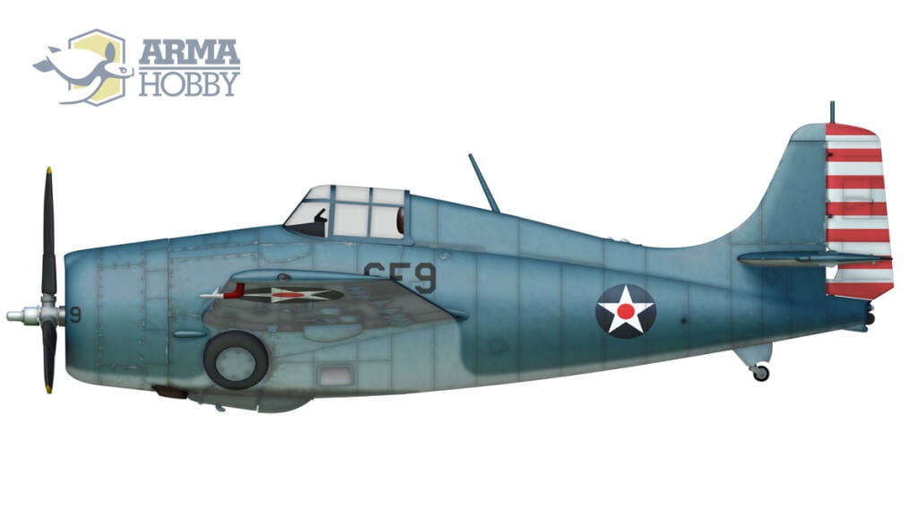 Zdjęcie dodatkowe produktu F4F-4 Wildcat Expert Set 1:72 Arma Hobby 70047