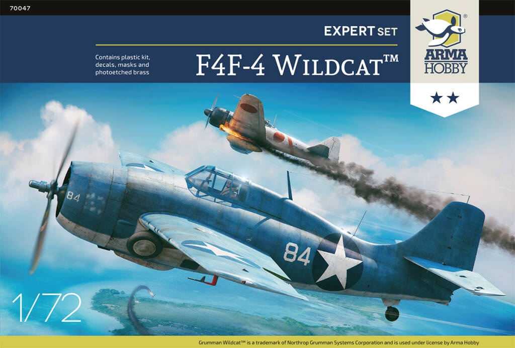 Zdjęcie główne produktu F4F-4 Wildcat Expert Set 1:72 Arma Hobby 70047