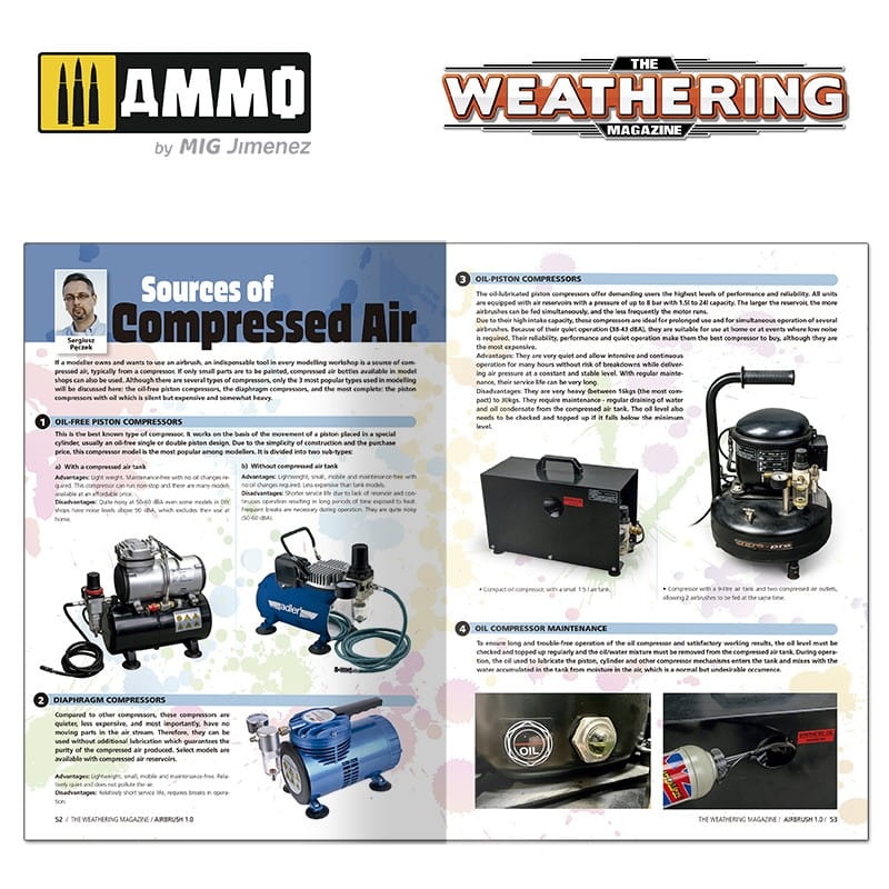 Zdjęcie dodatkowe produktu Aerograf 1.0 - The Weathering Magazine 36 (PL)