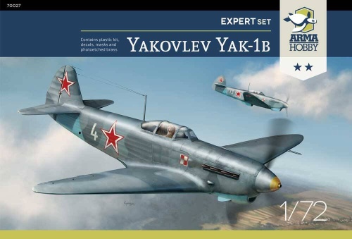 Yakovlev Yak-1B Expert Set 1:72 Arma Hobby 70027