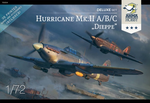 Hurricane Mk II A/B/C Dieppe Deluxe Set 1:72 Arma Hobby 70054