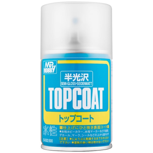Mr. Hobby B-502 Mr.TopCoat Semi-Gloss 88ml B502