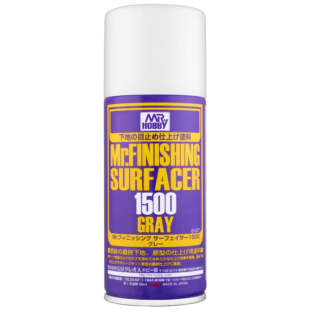 Zdjęcie główne produktu Mr. Hobby B-527 Mr.Finishing Surfacer 1500 Gray 170ml B527