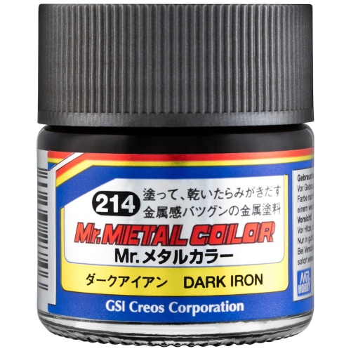 Mr. Hobby MC-214 Dark Iron Mr. Metal Color paint 10ml