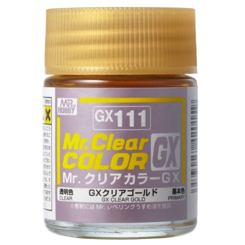 Mr. Color GX-111 GX Clear Gold Mr. Clear Color GX111