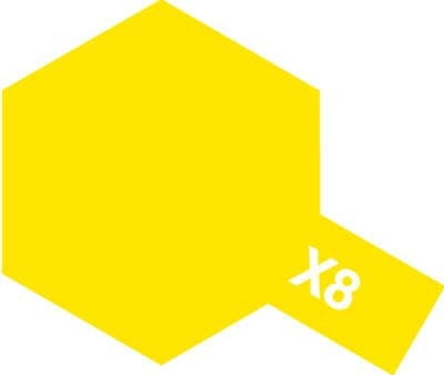 Zdjęcie główne produktu Tamiya 80008 X-8 Lemon Yellow Enamel farba 10ml X8