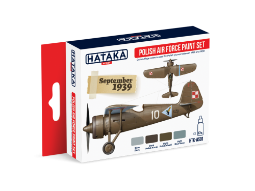 Polish Air Force paint set (4pcs) Hataka AS01