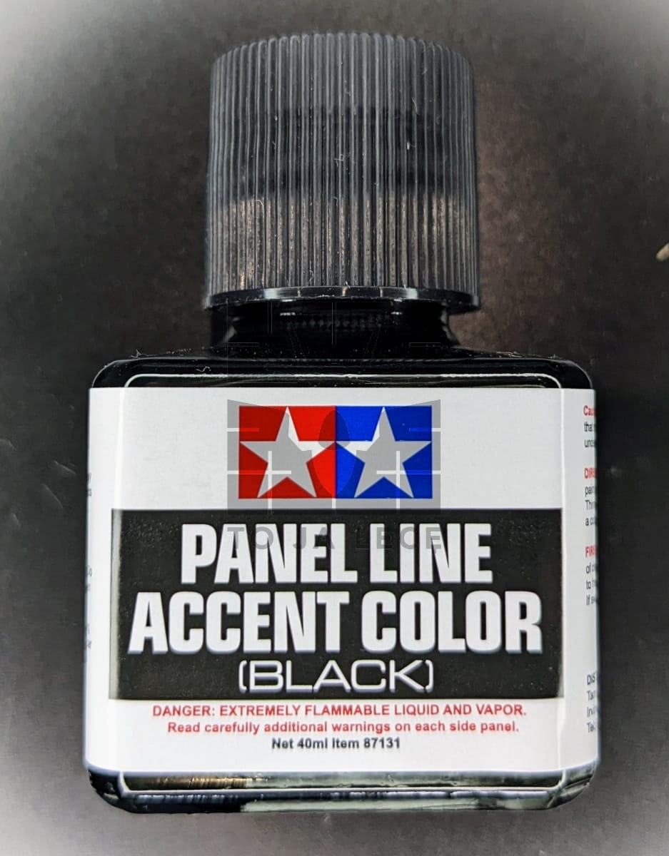 Zdjęcie dodatkowe produktu Panel Line Accent Color (Black) 40ml Tamiya 87131