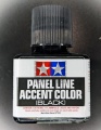 Zdjęcie dodatkowe produktu Panel Line Accent Color (Black) 40ml Tamiya 87131