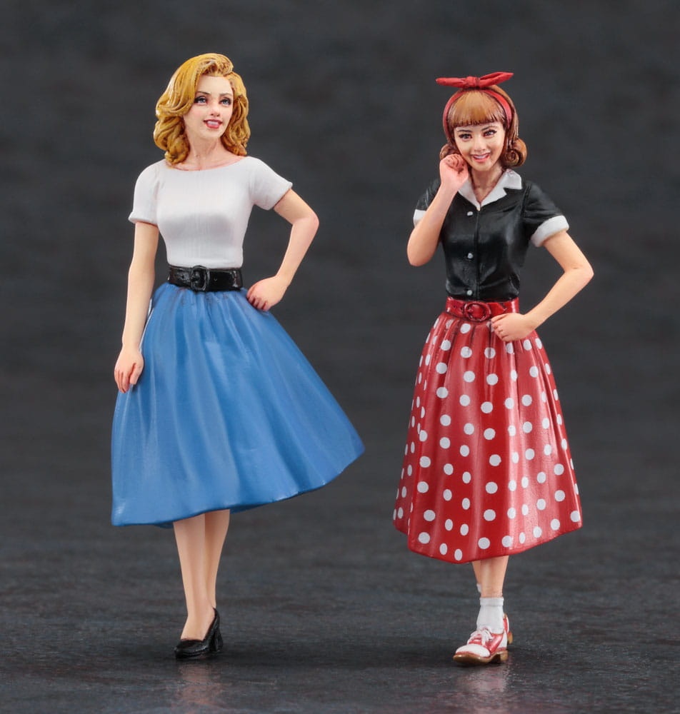 Zdjęcie dodatkowe produktu Figurki 50's American Girls Figure 1:24 Hasegawa FC10