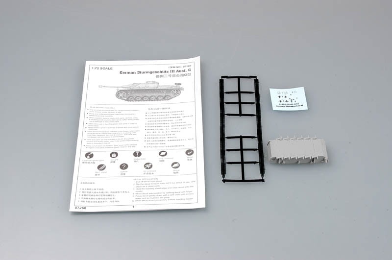 Zdjęcie dodatkowe produktu Sturmgeschutz III (StuG III) Ausf. G 1:72 Trumpeter 07260