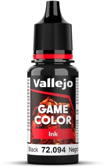 Zdjęcie główne produktu Vallejo 72094 Black Game Ink Farba