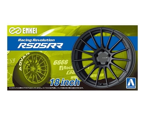 Zdjęcie główne produktu Felgi ENKEI RS05RR 18inch 1:24 Aoshima 061190