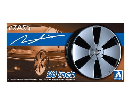 Garson D.A.D Zuenglein 20inch 1:24 Aoshima 054277 wheels