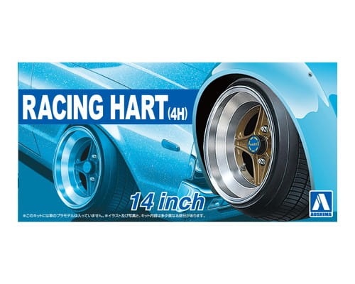 RACING HART(4H) 14inch 1:24 wheels Aoshima 053775