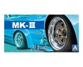 Zdjęcie główne produktu Felgi MARK III 14inch 1:24 Aoshima 053898
