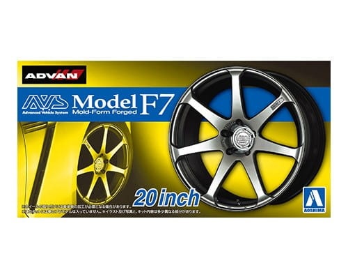 AVS Model F7 20inch 1:24 Aoshima 055168 wheels