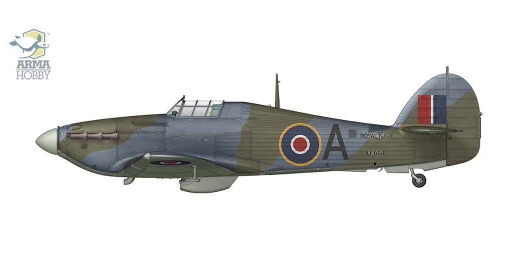 Zdjęcie dodatkowe produktu Sea Hurricane Mk IB 1:72 Arma Hobby 70061