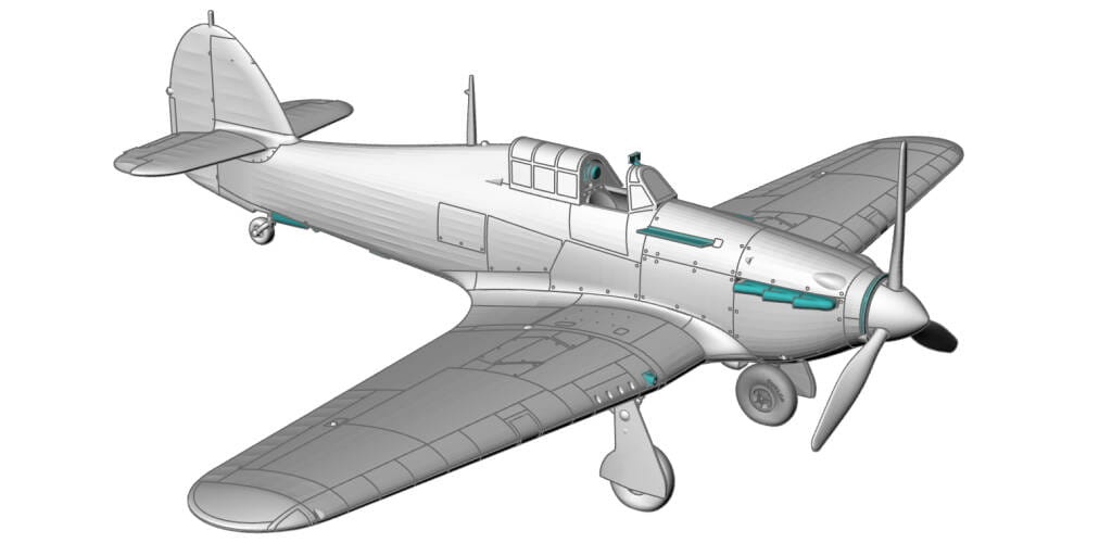 Zdjęcie dodatkowe produktu Sea Hurricane Mk IB 1:72 Arma Hobby 70061