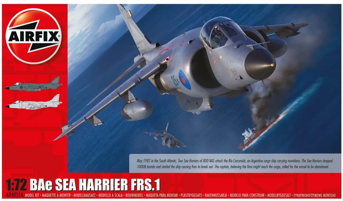 Zdjęcie główne produktu BAe Sea Harrier FRS.1 1:72 Airfix A04051A