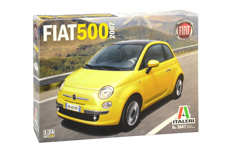 Zdjęcie główne produktu Fiat 500 (2007) 1:24 Italeri 3647