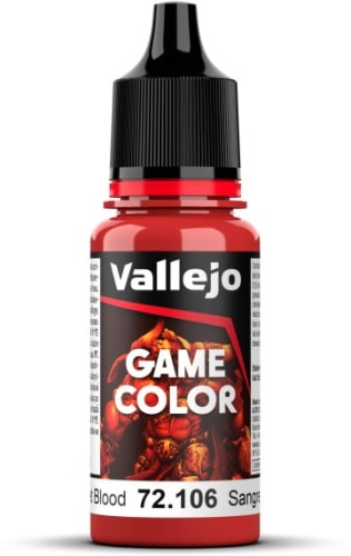 Vallejo 72106 Scarlet Blood Game Color Paint