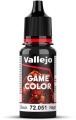 Zdjęcie główne produktu Vallejo 72051 Black Game Color Farba
