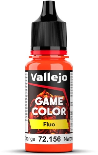 Vallejo 72156 Fluorescent Orange Game Color Paint