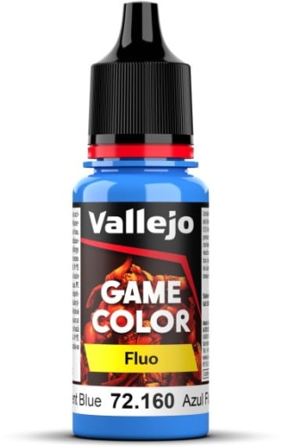 Vallejo 72160 Fluorescent Blue Game Color Paint