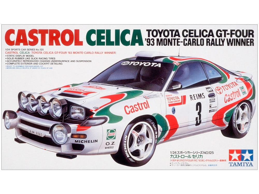 Zdjęcie główne produktu Toyota Celica GT-FOUR CASTROL 1:24 Tamiya 24125