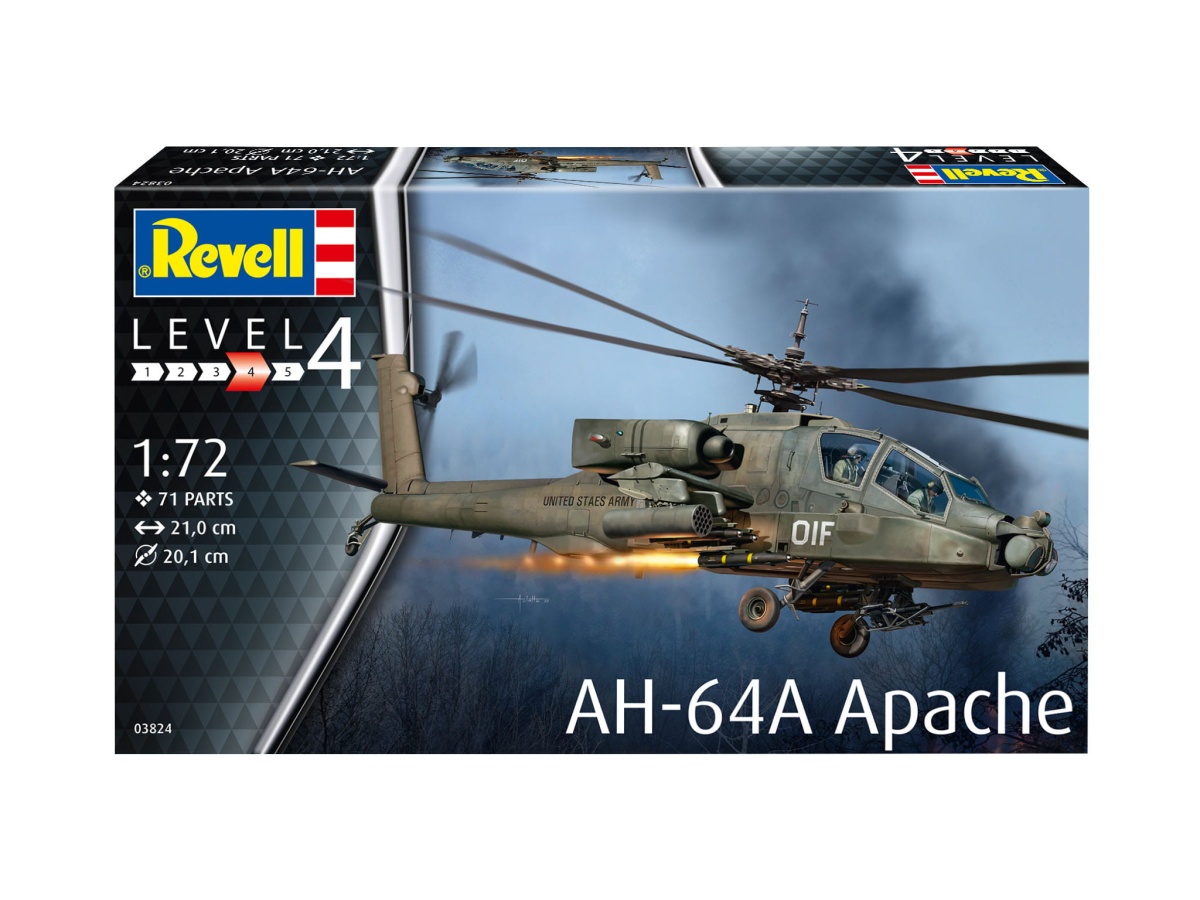 Zdjęcie dodatkowe produktu AH-64A Apache 1:72 Revell 03824