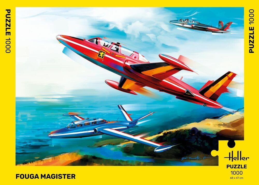 Zdjęcie główne produktu Puzzle 1000 Fouga Magister (Heller 20510)