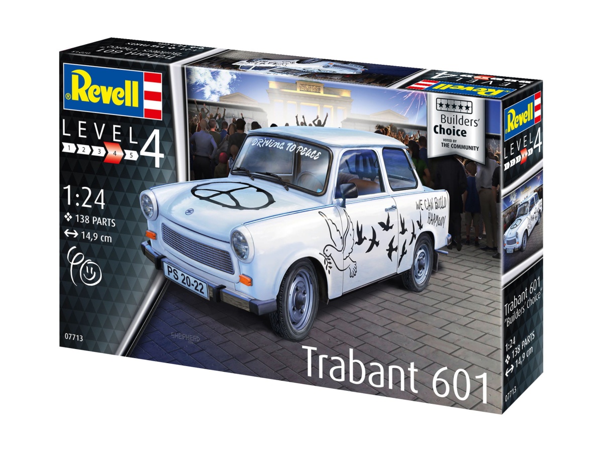 Zdjęcie dodatkowe produktu Trabant 601S "Builder's Choice" 1:24 Revell 07713