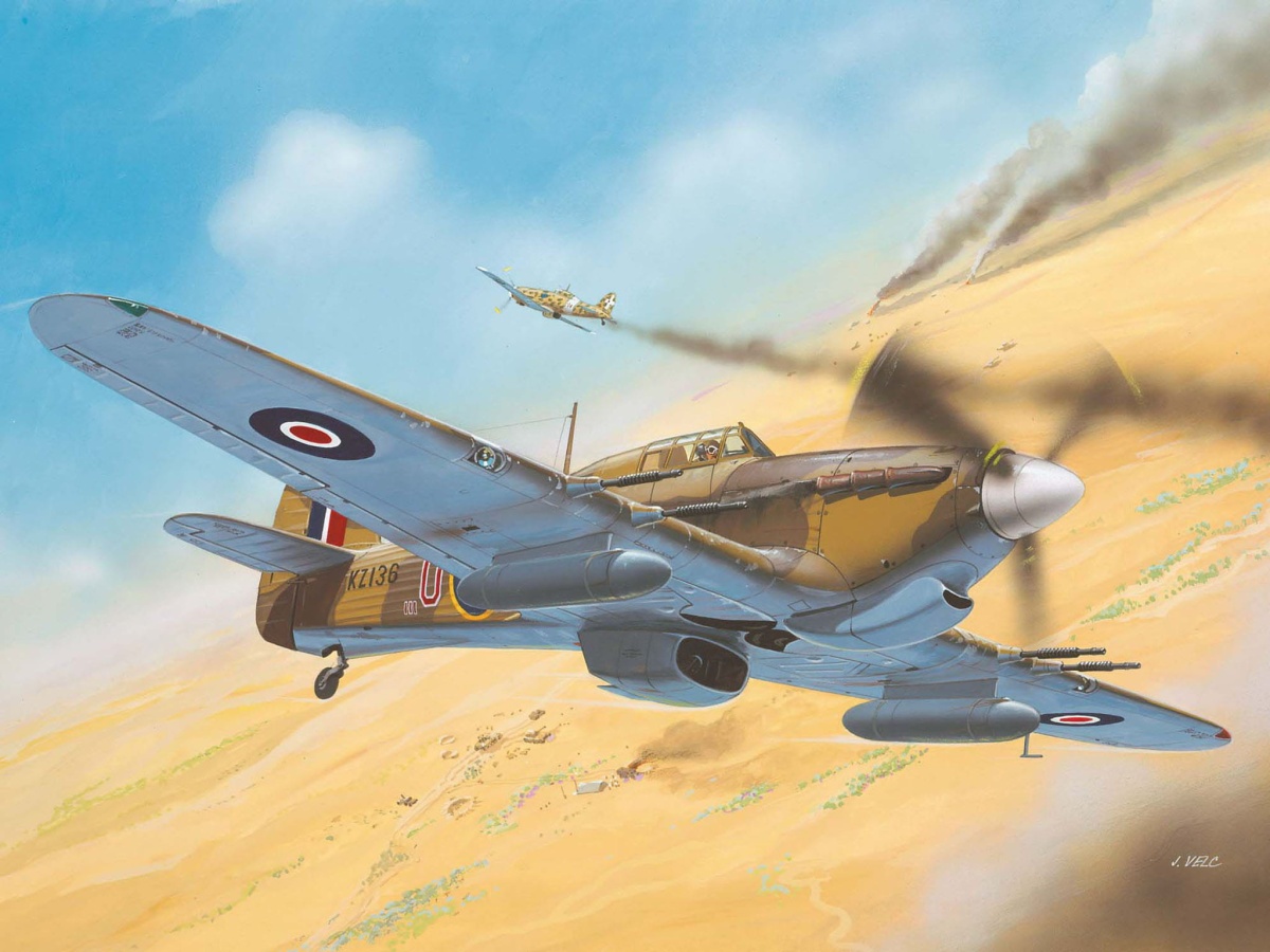 Zdjęcie dodatkowe produktu Hawker Hurricane Mk IIC 1:72 Revell 04144