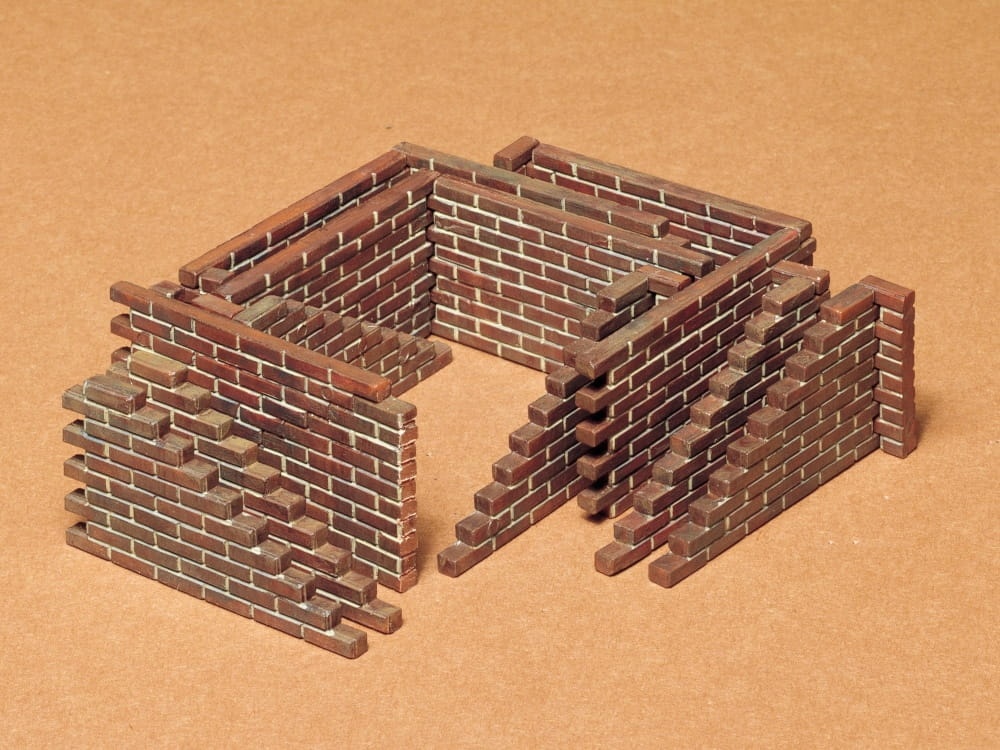 Zdjęcie dodatkowe produktu Brick Wall Set 1:35 Tamiya 35028