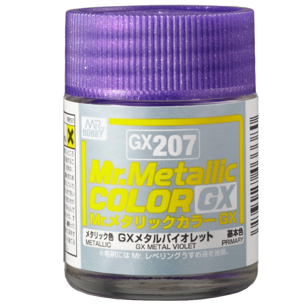 Zdjęcie główne produktu Mr. Hobby GX-207 GX Metal Violet (18ml) Mr. Metallic Color GX207