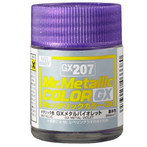 Mr. Hobby GX-207 GX Metal Violet (18ml) Mr. Metallic Color GX207
