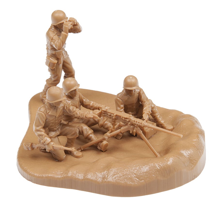 Zdjęcie dodatkowe produktu Karabin maszynowy Browning M2 i załoga 1:72 Zvezda 6286